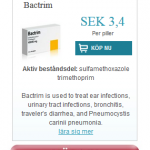 Bactrim (Sulfamethoxazole trimethoprim)