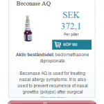 Beconase AQ (Beclomethasone dipropionate)