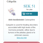Cabgolin (Cabergoline)