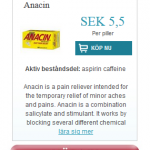 Anacin (Aspirin caffeine)