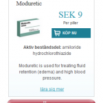 Moduretic (Amiloride hydrochlorothiazide)